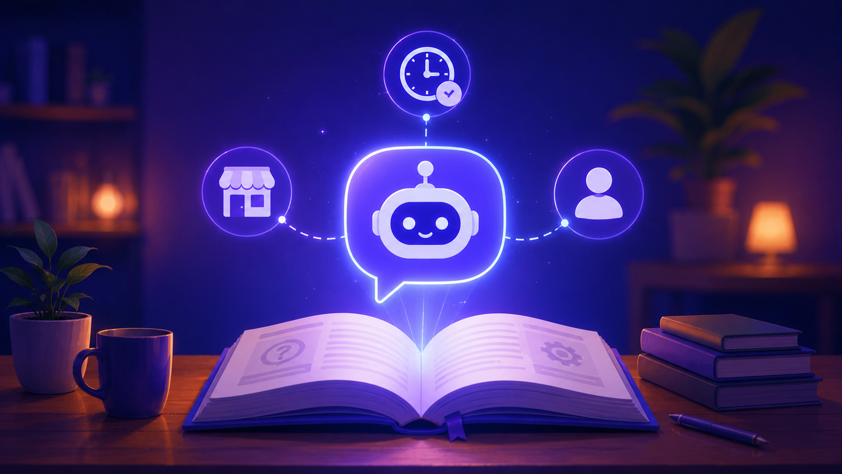 Illusztráció egy AI ügyfélszolgálati chatbot fogalmáról